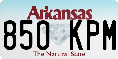 AR license plate 850KPM