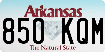 AR license plate 850KQM