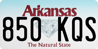 AR license plate 850KQS