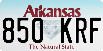 AR license plate 850KRF