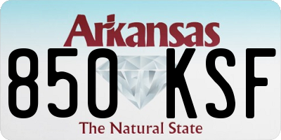 AR license plate 850KSF