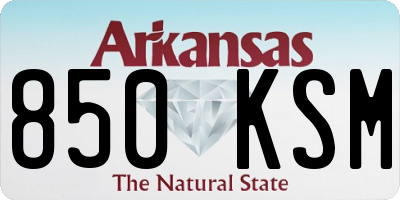 AR license plate 850KSM