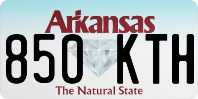 AR license plate 850KTH
