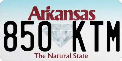 AR license plate 850KTM