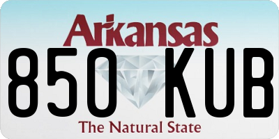 AR license plate 850KUB