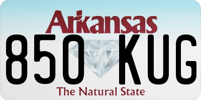 AR license plate 850KUG