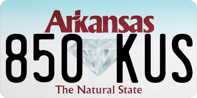 AR license plate 850KUS