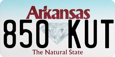 AR license plate 850KUT