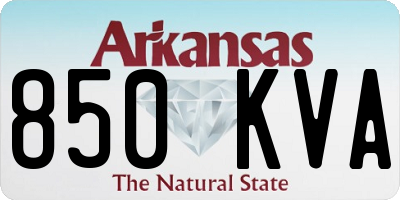 AR license plate 850KVA