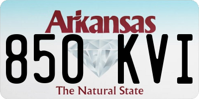 AR license plate 850KVI