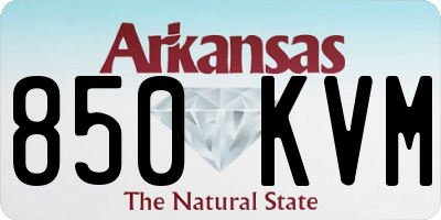 AR license plate 850KVM