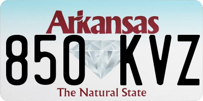 AR license plate 850KVZ