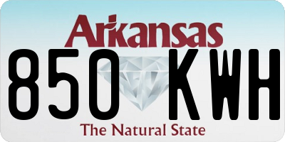 AR license plate 850KWH