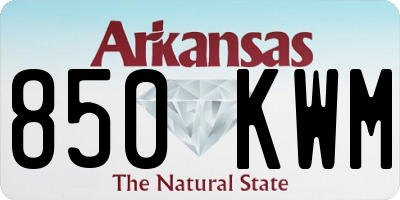 AR license plate 850KWM