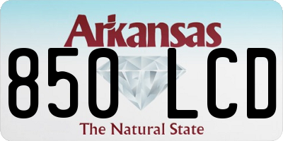 AR license plate 850LCD