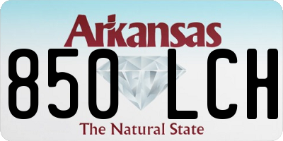 AR license plate 850LCH