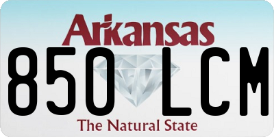 AR license plate 850LCM