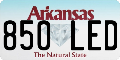AR license plate 850LED