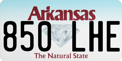 AR license plate 850LHE
