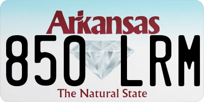AR license plate 850LRM