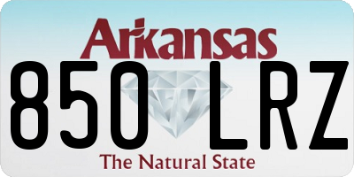 AR license plate 850LRZ