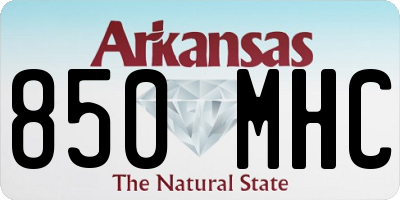 AR license plate 850MHC