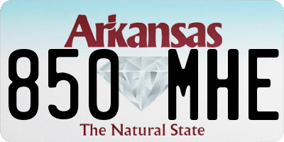 AR license plate 850MHE