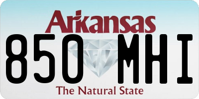 AR license plate 850MHI