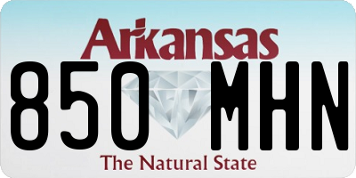 AR license plate 850MHN