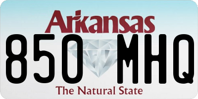 AR license plate 850MHQ
