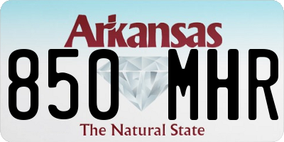 AR license plate 850MHR