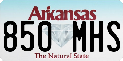 AR license plate 850MHS