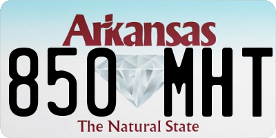 AR license plate 850MHT