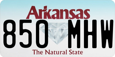 AR license plate 850MHW