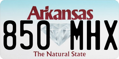 AR license plate 850MHX