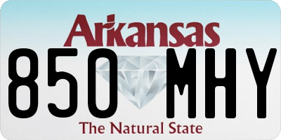 AR license plate 850MHY