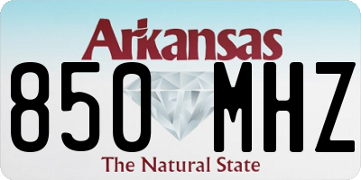 AR license plate 850MHZ