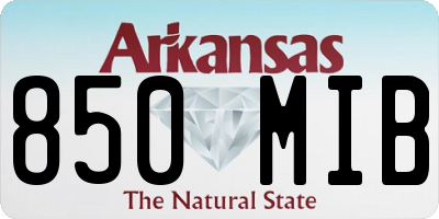 AR license plate 850MIB