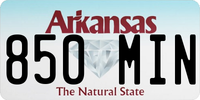 AR license plate 850MIN