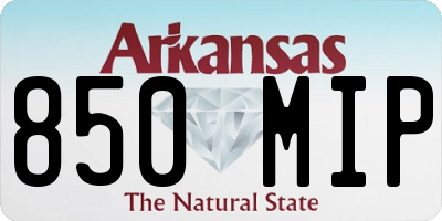 AR license plate 850MIP