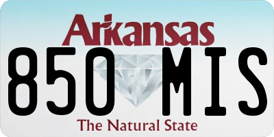 AR license plate 850MIS