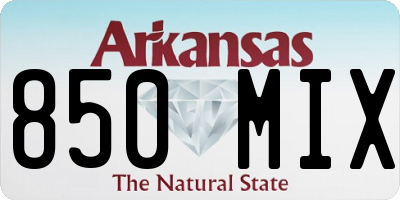 AR license plate 850MIX