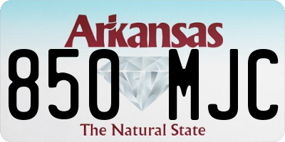 AR license plate 850MJC