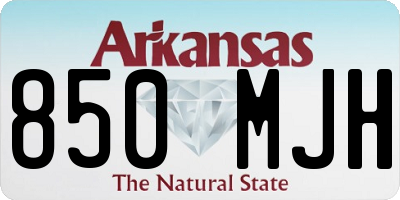 AR license plate 850MJH