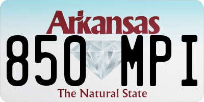 AR license plate 850MPI
