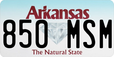 AR license plate 850MSM