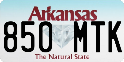 AR license plate 850MTK