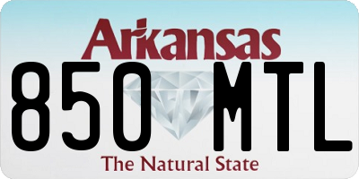 AR license plate 850MTL