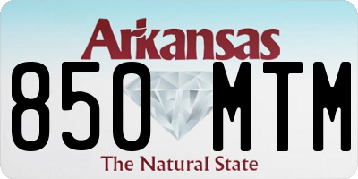 AR license plate 850MTM