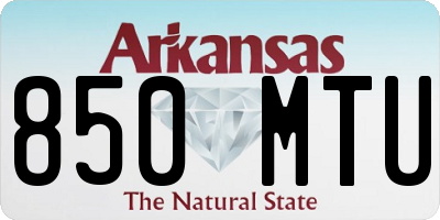 AR license plate 850MTU